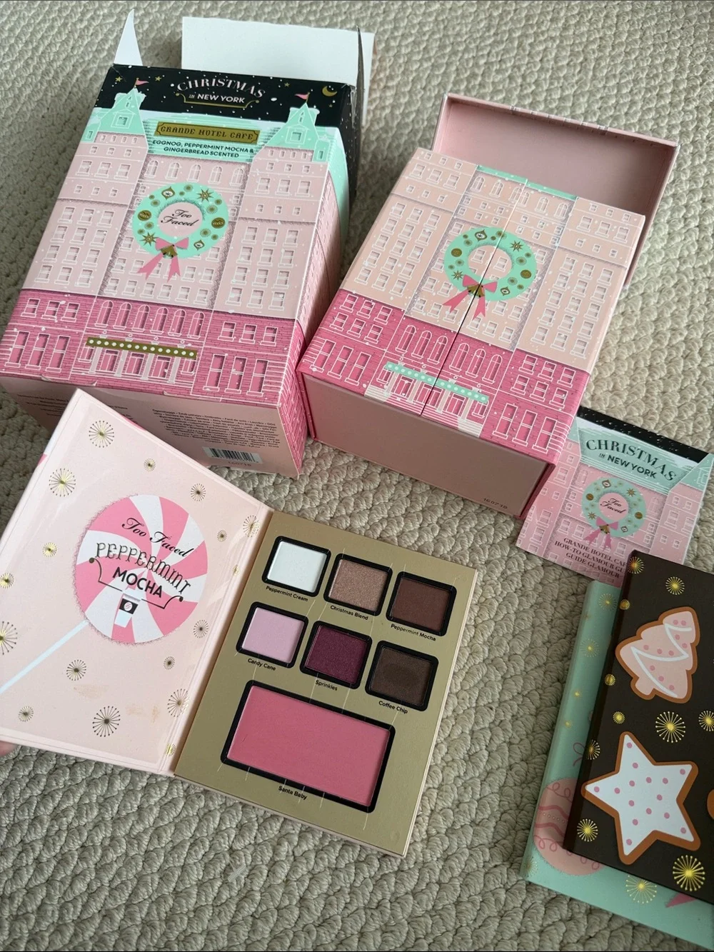 Too faced Christmas in New York grande hotel cafe palette holiday rare